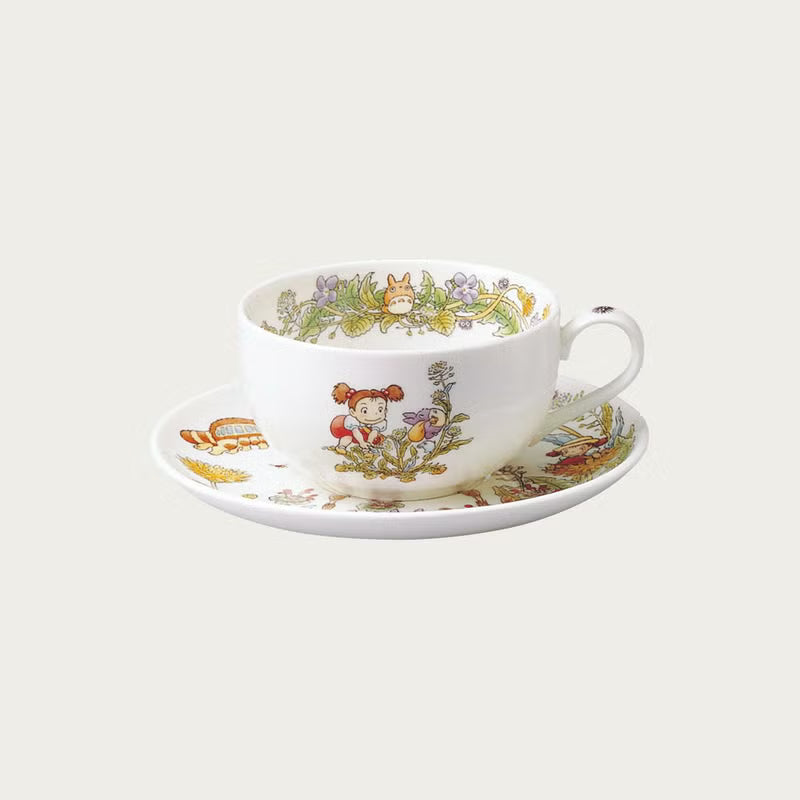 Studio Ghibli My Neighbor Totoro Teacup & Saucer - Dandelion