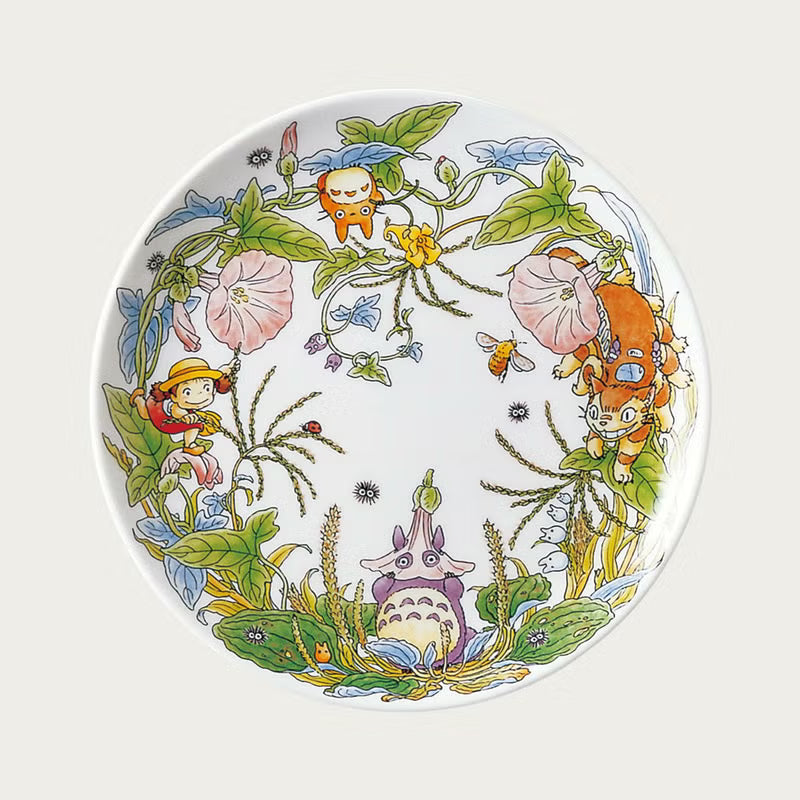 Studio Ghibli My Neighbor Totoro Plate - Bindweed