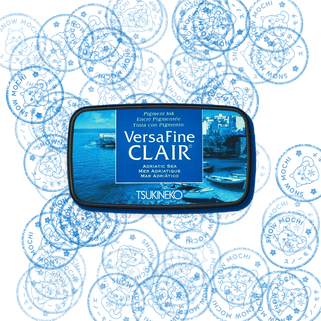 Tsukineko Versafine Clair Pigment Ink Pad | Stamp Pad - Blue Tones
