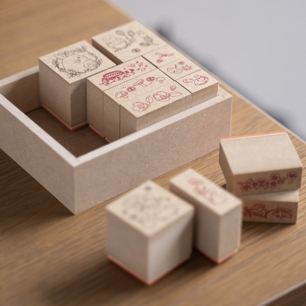 My Neighbor Totoro Rubber Stamp Set - Autumn & Winter | Studio Ghibli