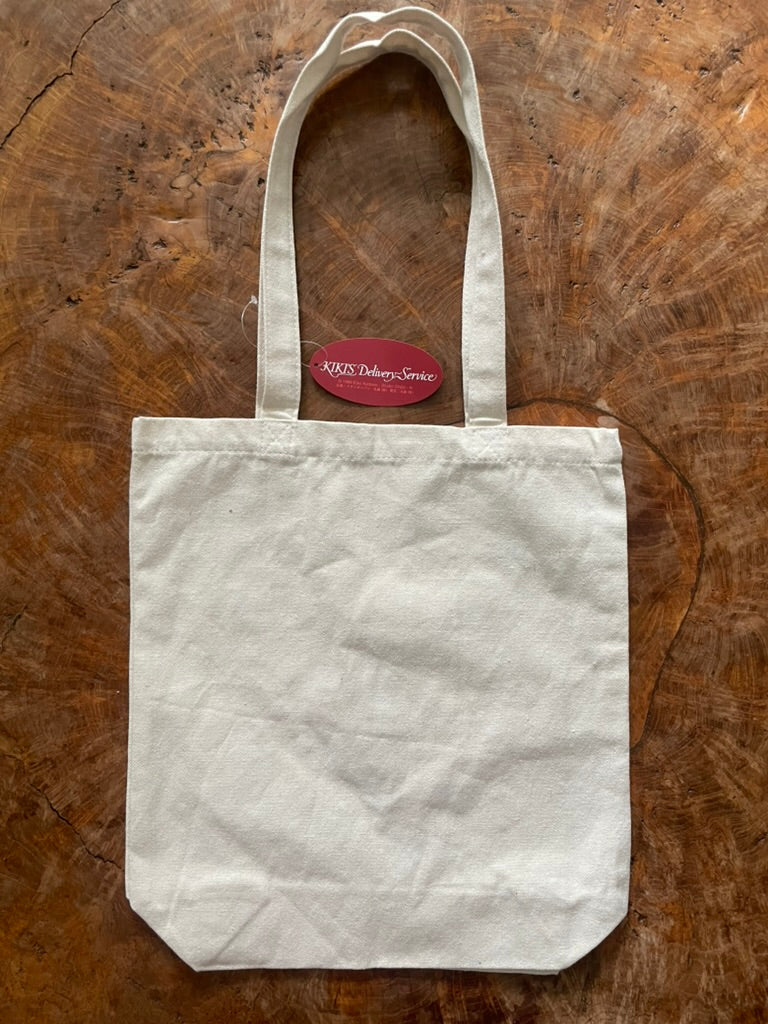 Kiki's Delivery Service Embroidery Tote Bag - Jiji in Koriko Town｜Studio Ghibli