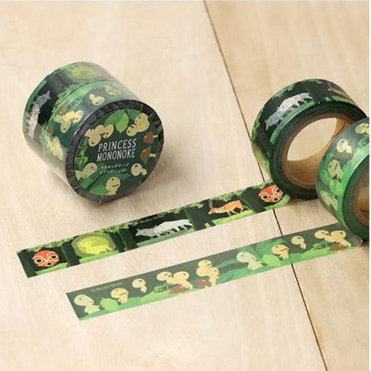 Princess Mononoke Washi Tape/ Masking Tape Twin Set | Studio Ghibli