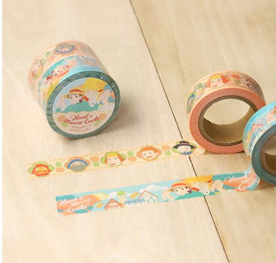 Howl's Moving Castle Washi Tape/ Masking Tape Twin Set | Studio Ghibli