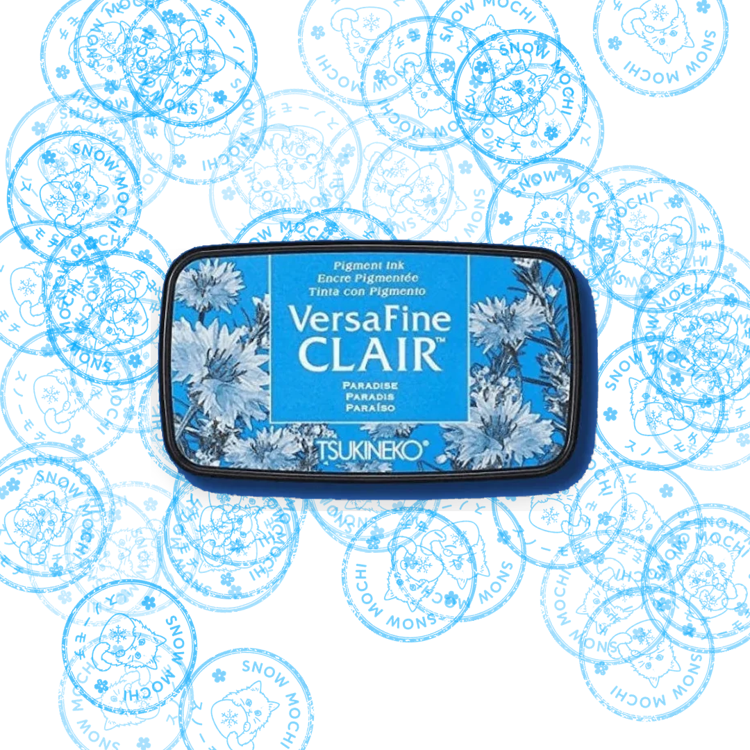 Tsukineko Versafine Clair Pigment Ink Pad | Stamp Pad - Blue Tones
