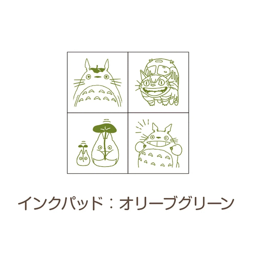 My Neighbor Totoro Mini Planner Stamp Set with 4 Designs - Set C