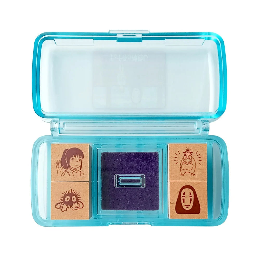 Spirited Away Mini Planner Stamp Set with 4 Designs