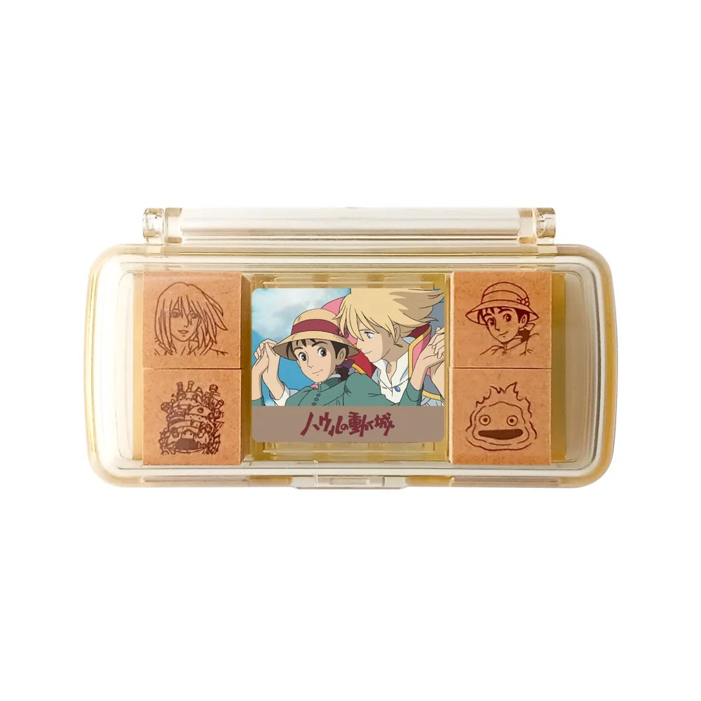 Howl's Moving Castle Mini Planner Stamp Set with 4 Designs