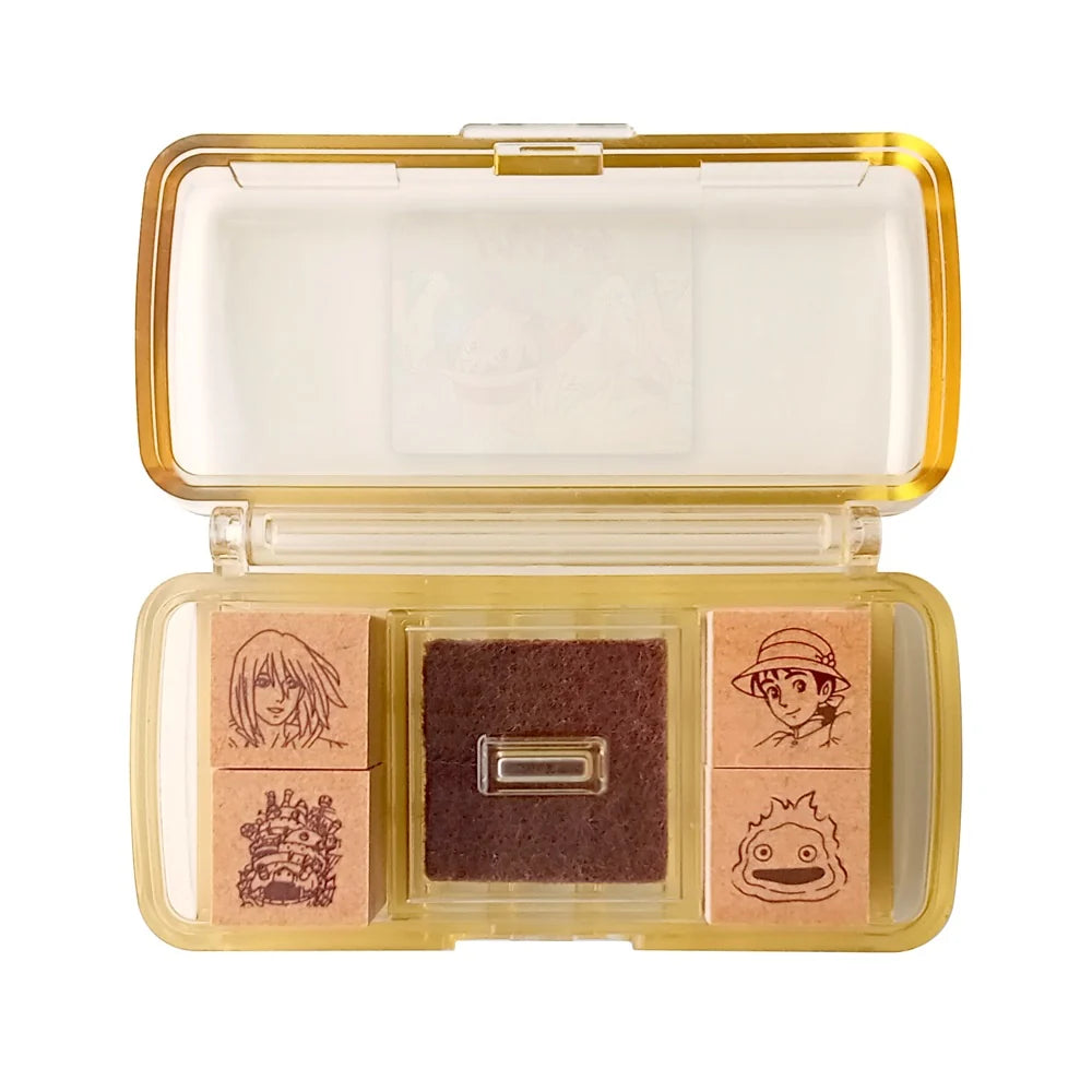 Howl's Moving Castle Mini Planner Stamp Set with 4 Designs