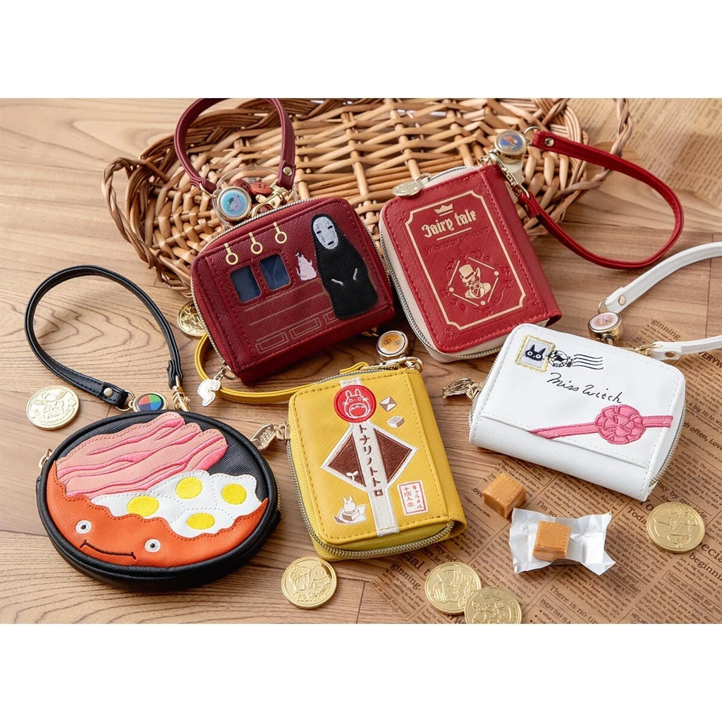 Howl's Moving Castle - Calcifer Bacon and Eggs Reel Coin Purse / Card Case | Studio Ghibli