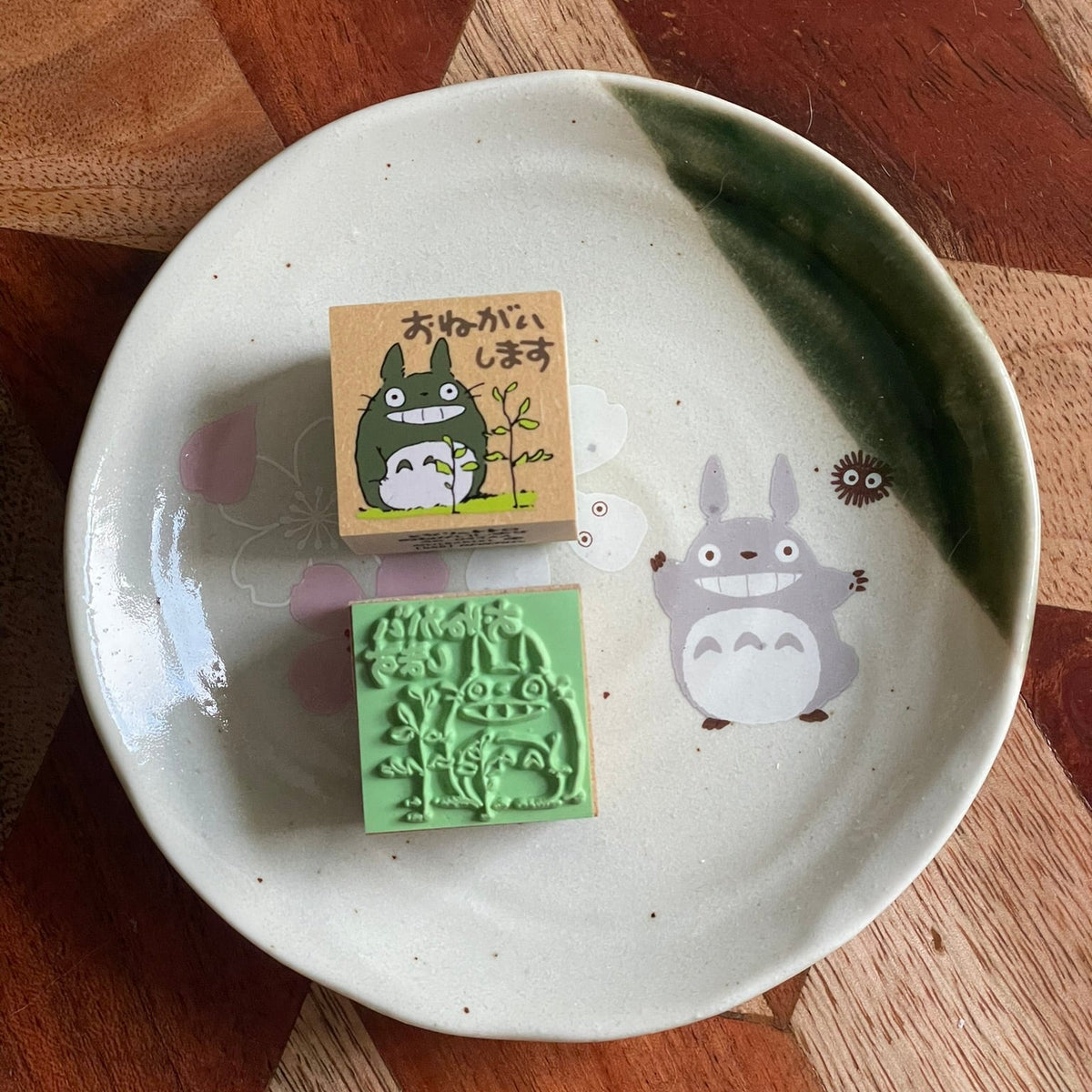 My Neighbor Totoro Small Rubber Stamp - Big Totoro Smiling | Studio Ghibli
