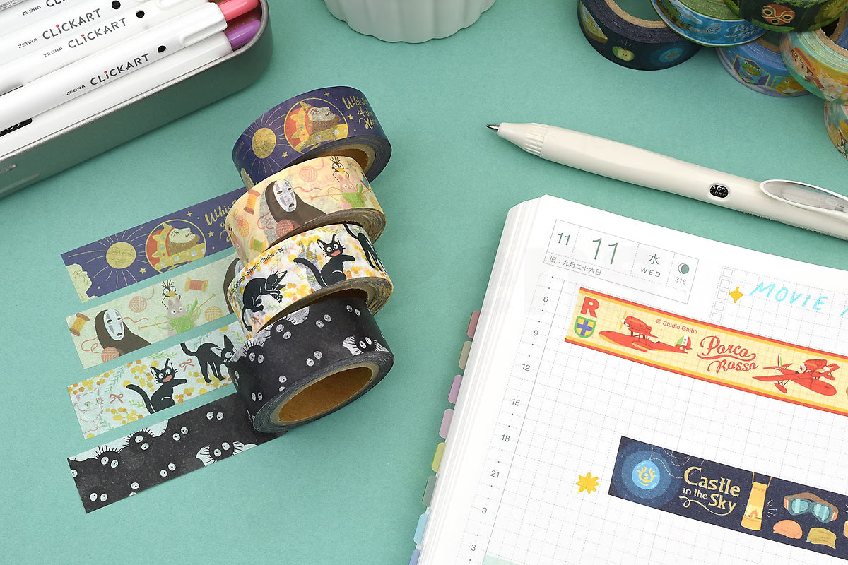 Kiki's Delivery Service Washi Tape/ Masking Tape Twin Set | Studio Ghibli