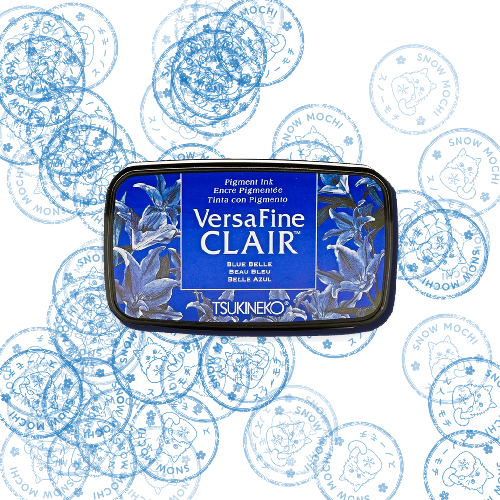 Tsukineko Versafine Clair Pigment Ink Pad | Stamp Pad - Blue Tones