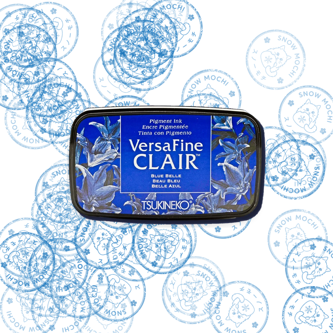 Tsukineko Versafine Clair Pigment Ink Pad | Stamp Pad - Blue Tones