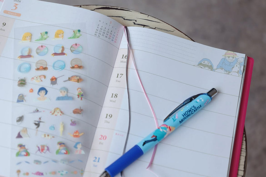 Howl's Moving Castle 2026 B6 Planner Diary | Studio Ghibli Schedule Book