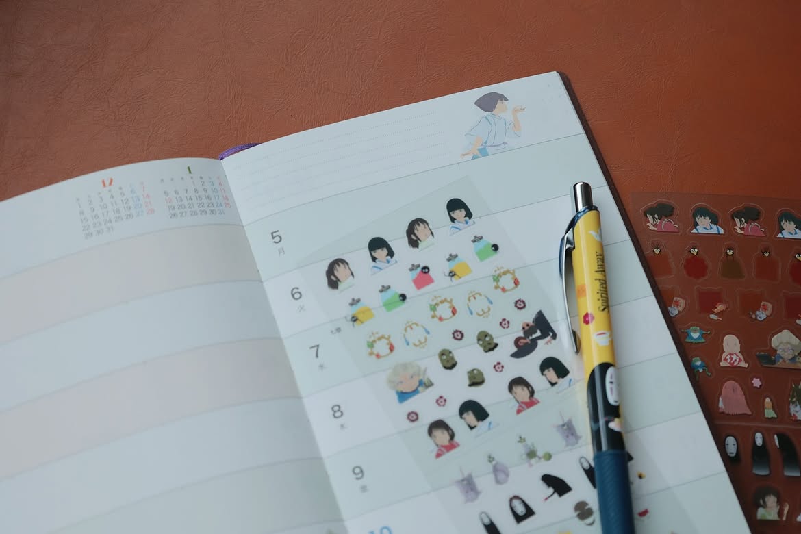 Spirited Away 2026 B6 Planner Diary | Studio Ghibli Schedule Book