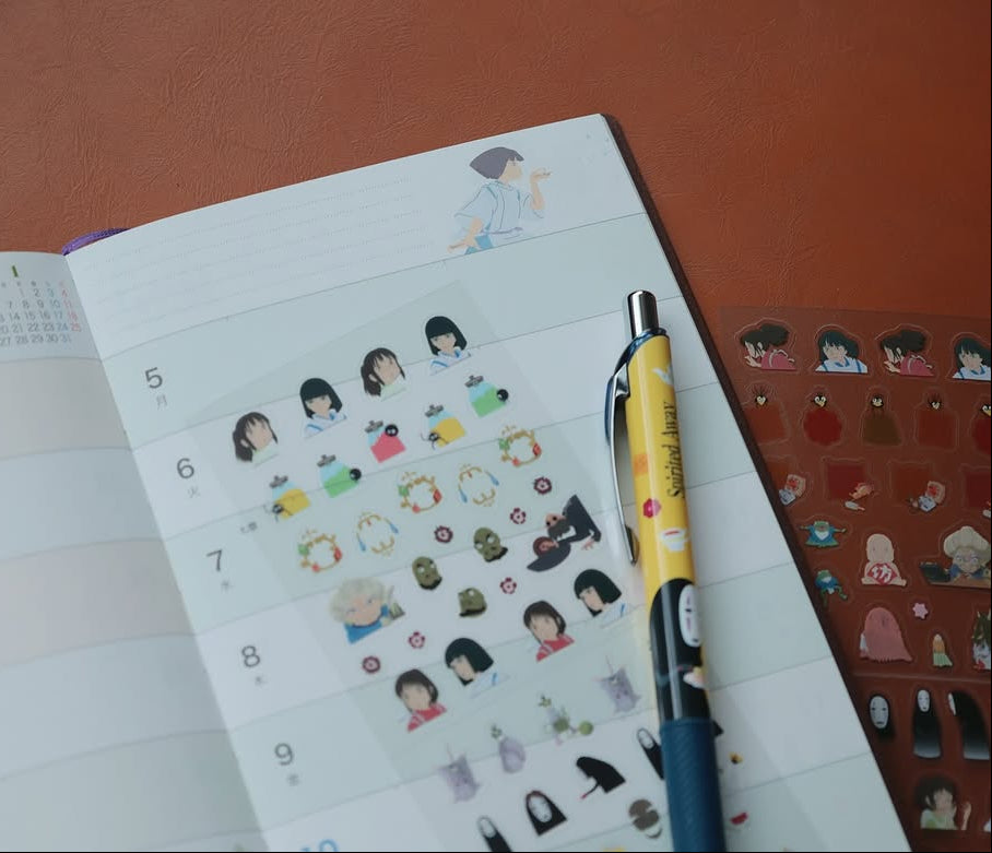 Spirited Away Mini Schedule Stickers | Studio Ghibli