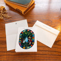Ghibli Museum Exclusive Stained Glass Display Greeting Card – Mei's Forest Discovery