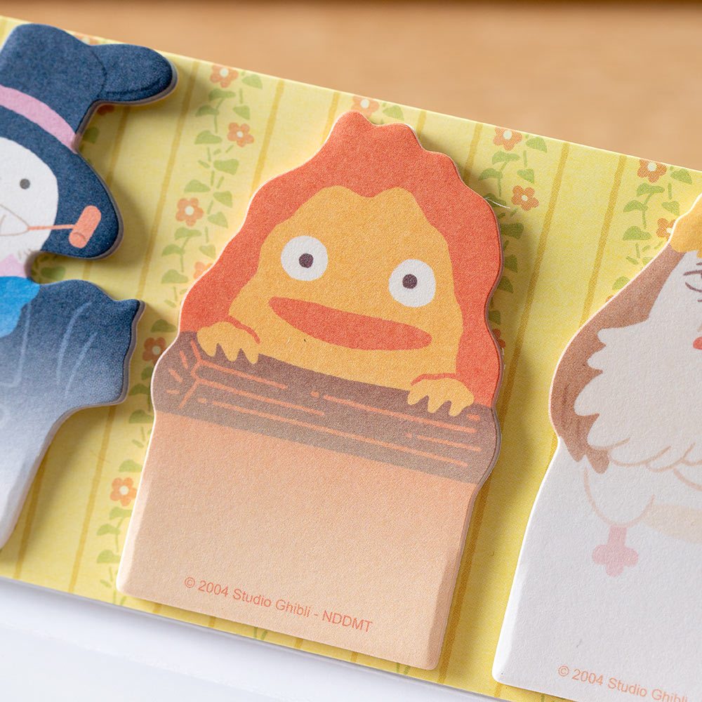 Howl's Moving Castle Die-cut Sticky Notes/ Sticky Memo in 3 Designs| Studio Ghibli