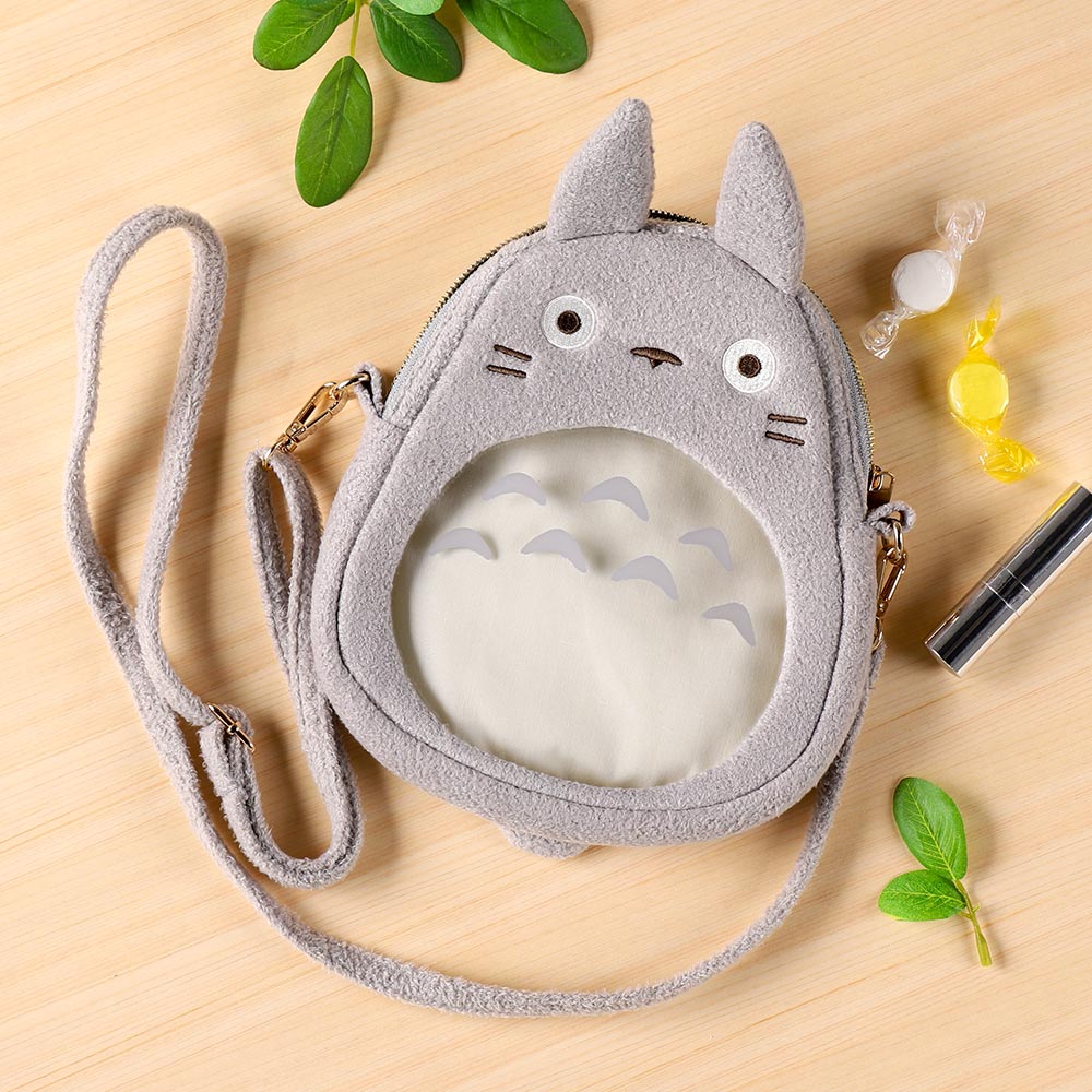 Studio Ghibli My Neighbor Totoro Outing Pochette / Pouch - Grey Totoro