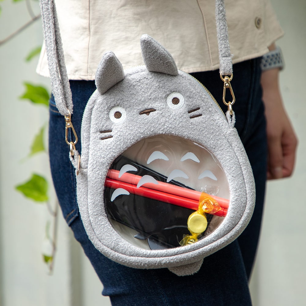 Studio Ghibli My Neighbor Totoro Outing Pochette / Pouch - Grey Totoro
