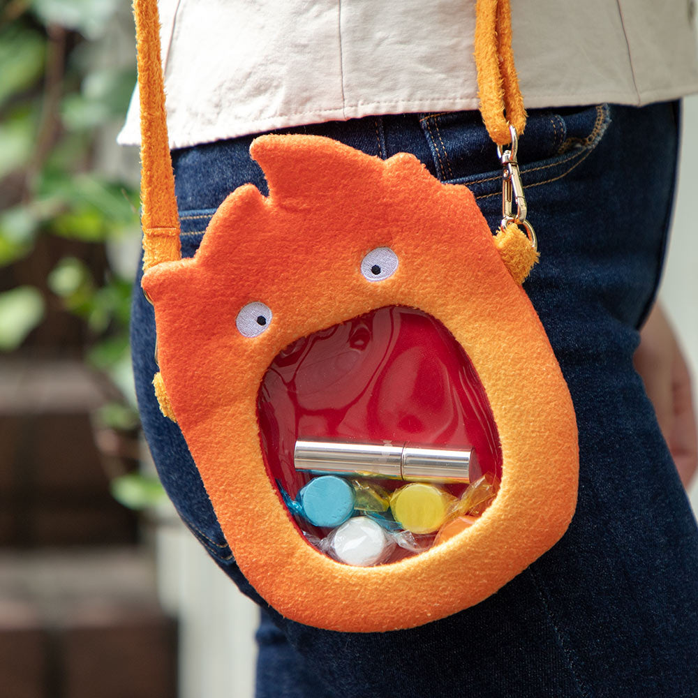 Studio Ghibli Howl's Moving Castle Outing Pochette / Pouch - Calcifer