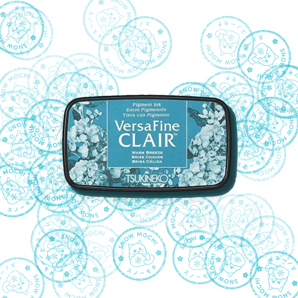 Tsukineko Versafine Clair Pigment Ink Pad | Stamp Pad - Blue Tones