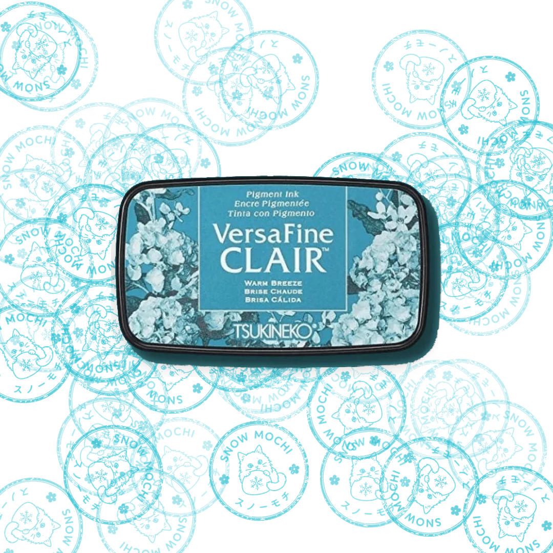 Tsukineko Versafine Clair Pigment Ink Pad | Stamp Pad - Blue Tones
