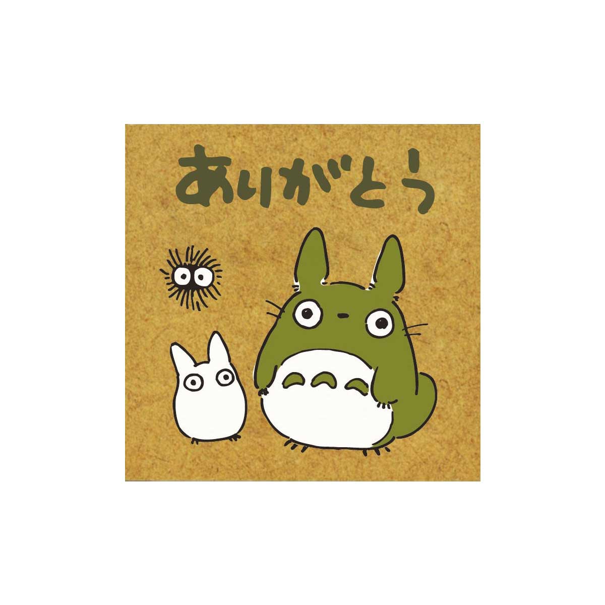 My Neighbor Totoro Small Rubber Stamp -Totoros with Soot Sprite | Studio Ghibli