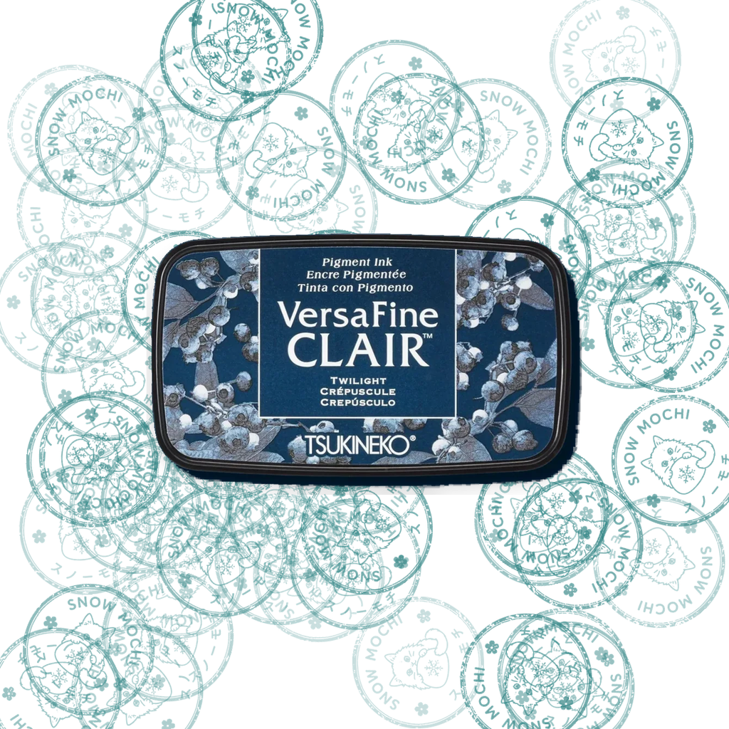 Tsukineko Versafine Clair Pigment Ink Pad | Stamp Pad - Blue Tones
