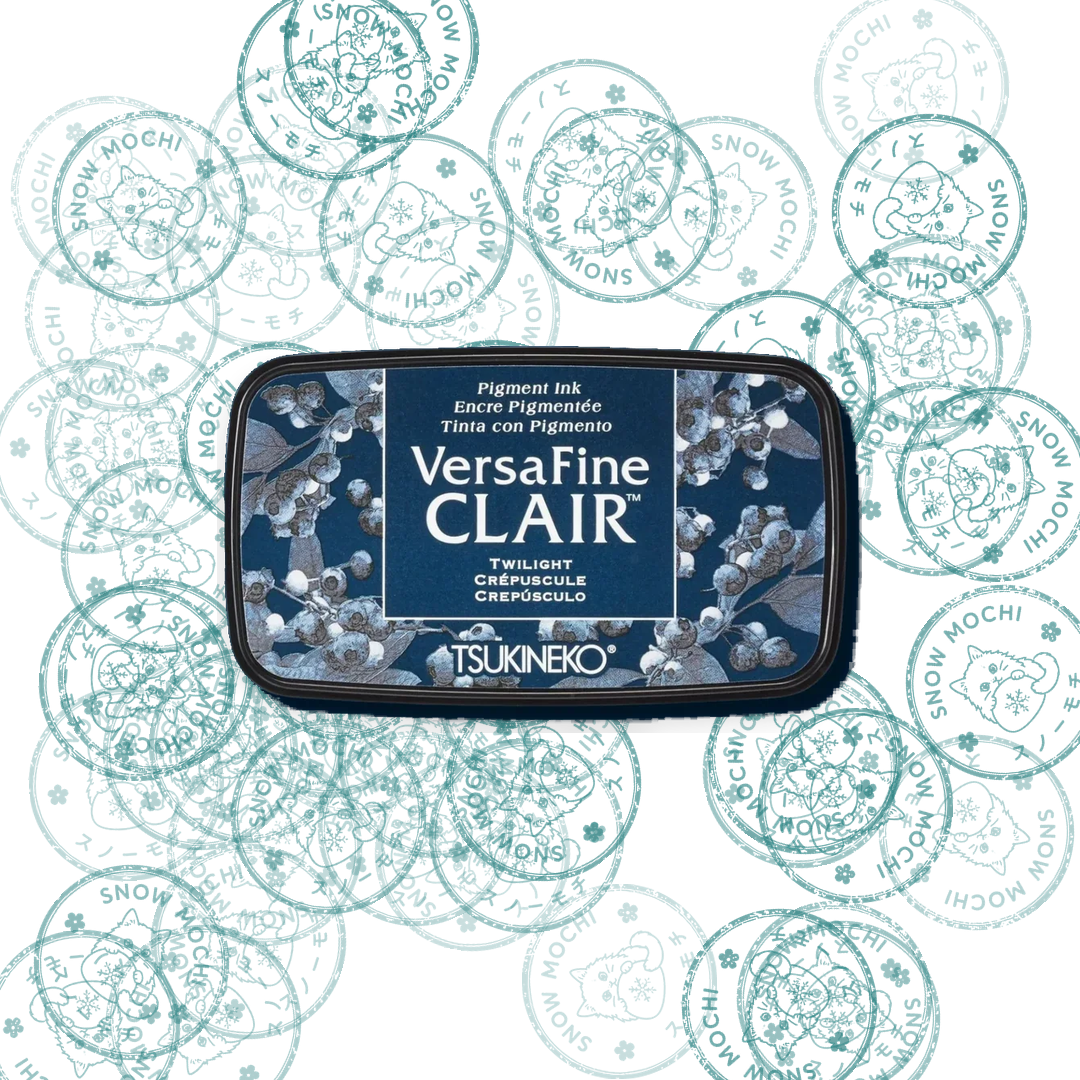 Tsukineko Versafine Clair Pigment Ink Pad | Stamp Pad - Blue Tones