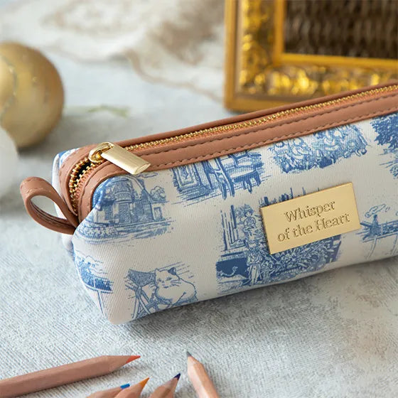 Whisper of the Heart  Pen Pouch | Pencil Pouch - Nostalgia Sketches Series | Studio Ghibli