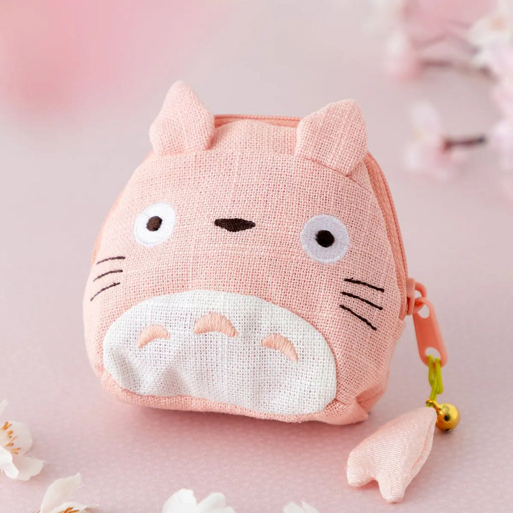 My Neighbor Totoro Sakura Pink Zip Pouch | Studio Ghibli