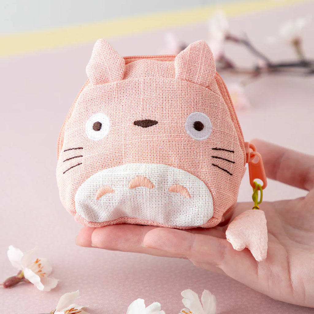 My Neighbor Totoro Sakura Pink Zip Pouch | Studio Ghibli