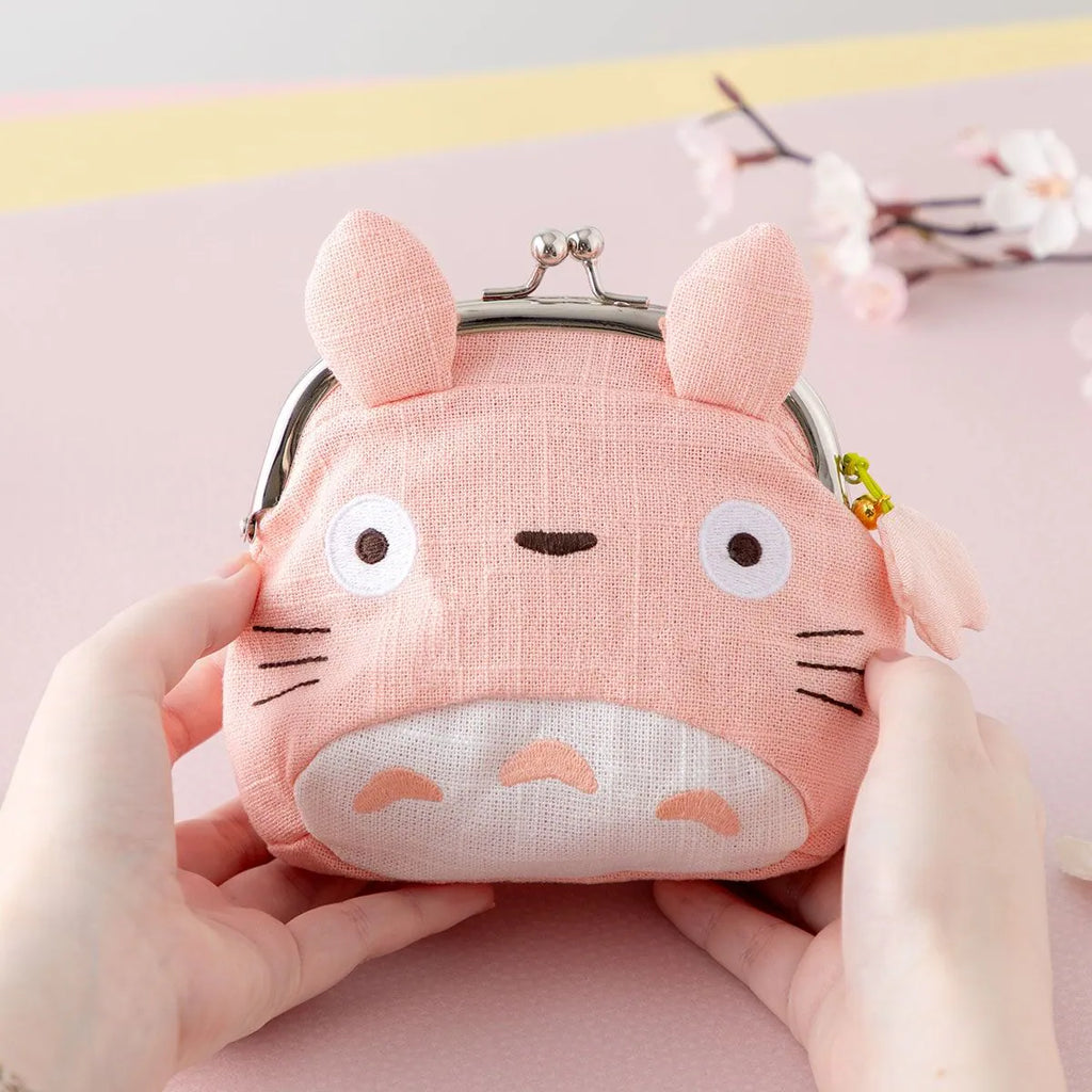 My Neighbor Totoro Sakura Pink Kiss-lock Purse | Studio Ghibli