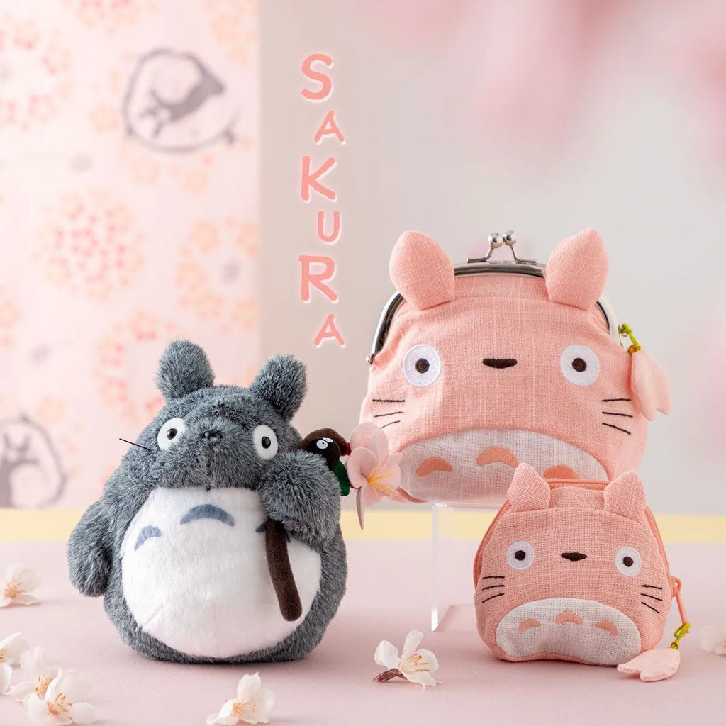 My Neighbor Totoro Sakura Pink Kiss-lock Purse | Studio Ghibli