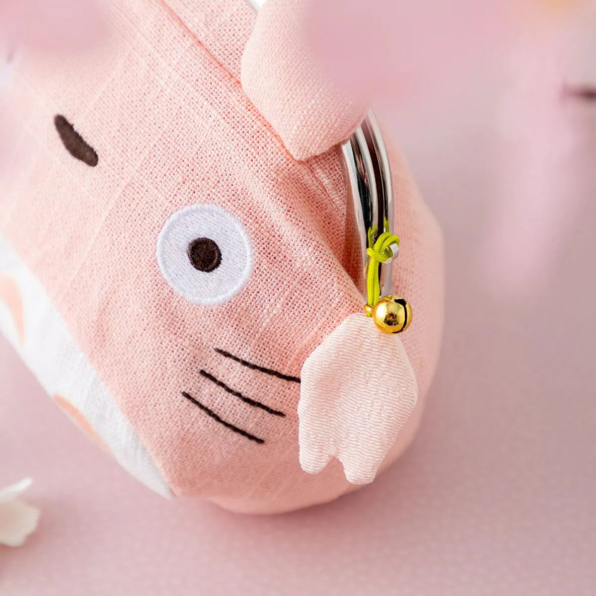 My Neighbor Totoro Sakura Pink Kiss-lock Purse | Studio Ghibli