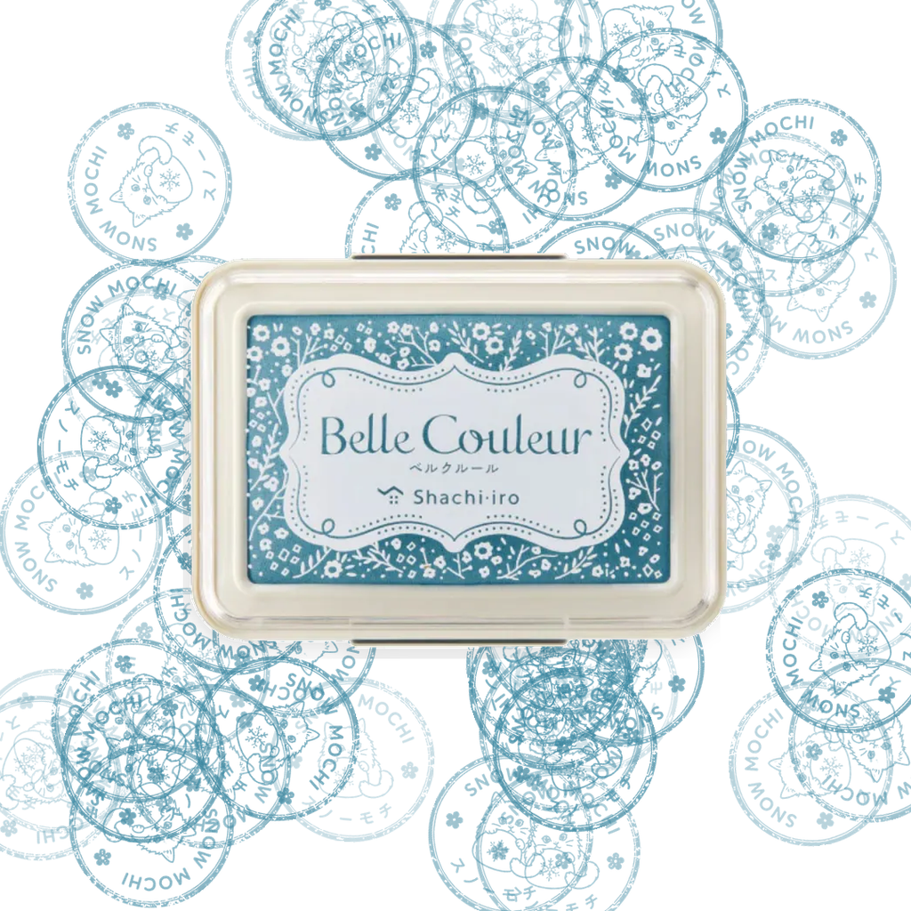 Shachihata Belle Couleur Pigment Ink Pad | Stamp Pad- 8 Assorted Colours