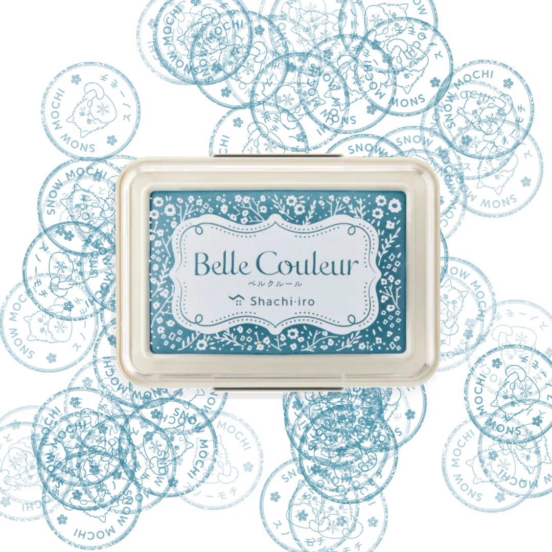 Shachihata Belle Couleur Pigment Ink Pad | Stamp Pad- 8 Assorted Colours