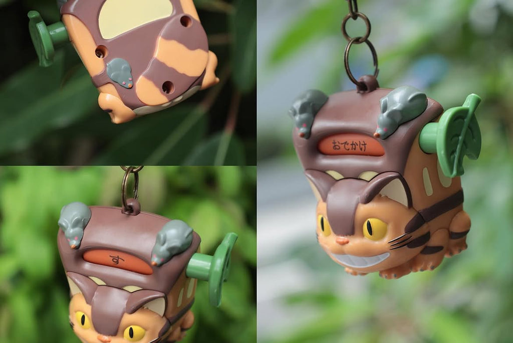 My Neighbor Totoro Catbus Destination Spinner Keyring | Bag Charm - Studio Ghibli
