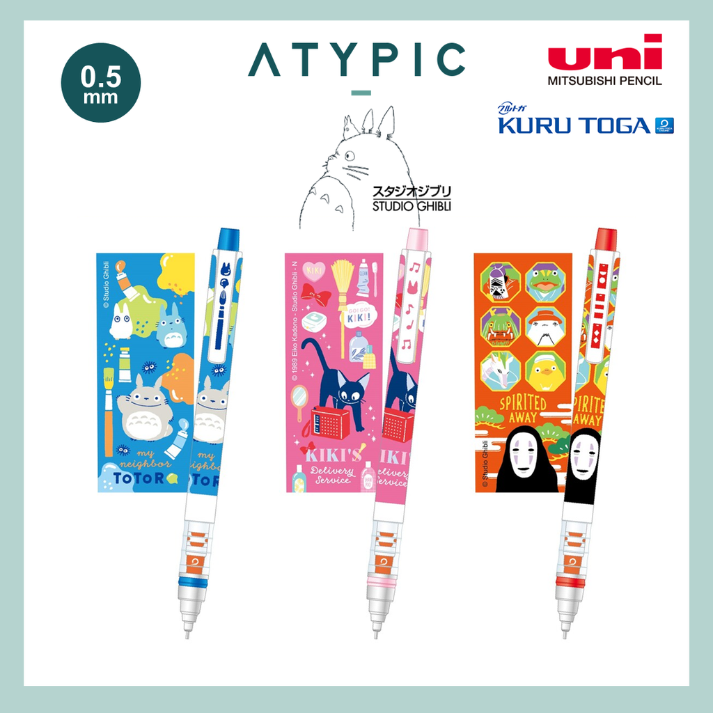 Spirited Away × Uni Kuru Toga Advance 0.5mm Mechanical Pencil | Ghibli Collection