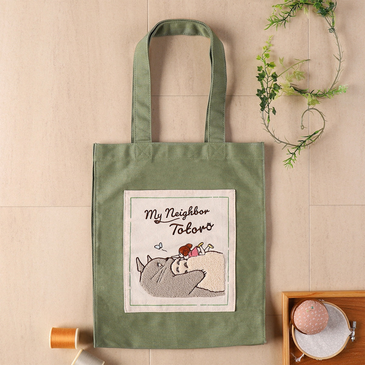 My Neighbor Totoro Macaron Colour Canvas Tote Bag｜Studio Ghibli