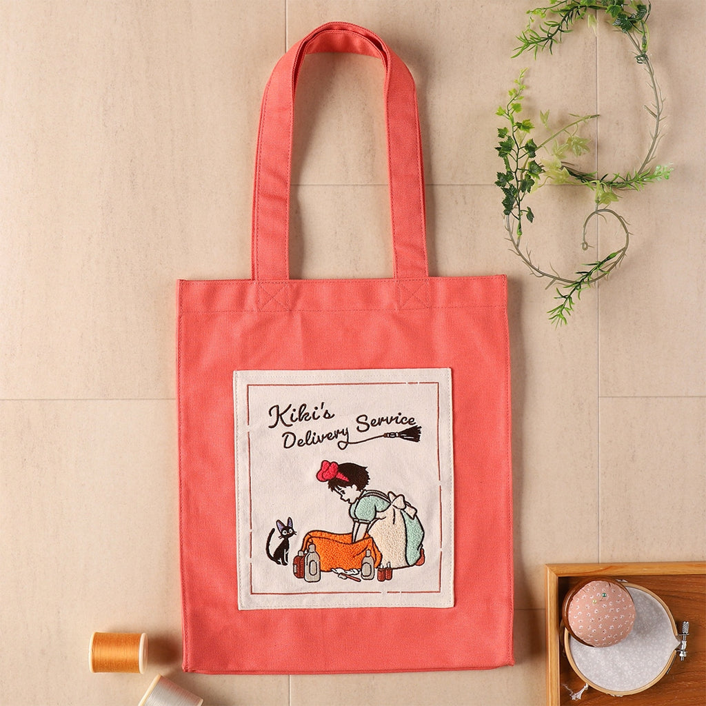 Kiki’s Delivery Service Macaron Colour Canvas Tote Bag｜Studio Ghibli