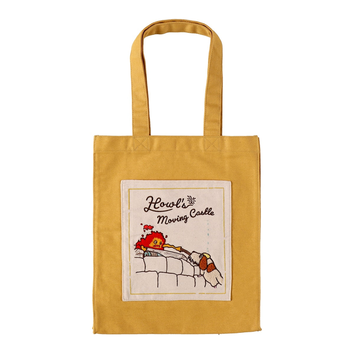 Howl's Moving Castle Calcifer Macaron Colour Canvas Tote Bag｜Studio Ghibli