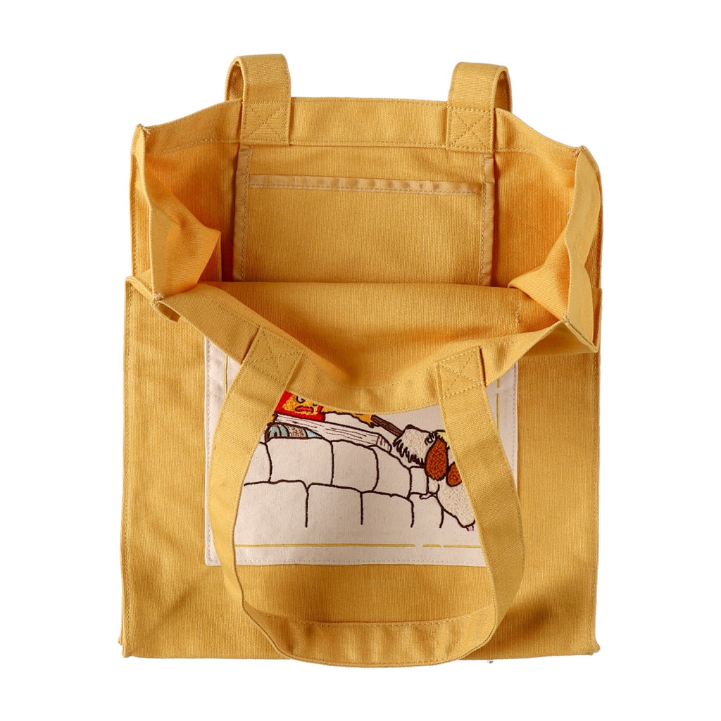 Howl's Moving Castle Calcifer Macaron Colour Canvas Tote Bag｜Studio Ghibli