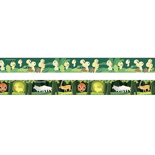 Princess Mononoke Washi Tape/ Masking Tape Twin Set | Studio Ghibli