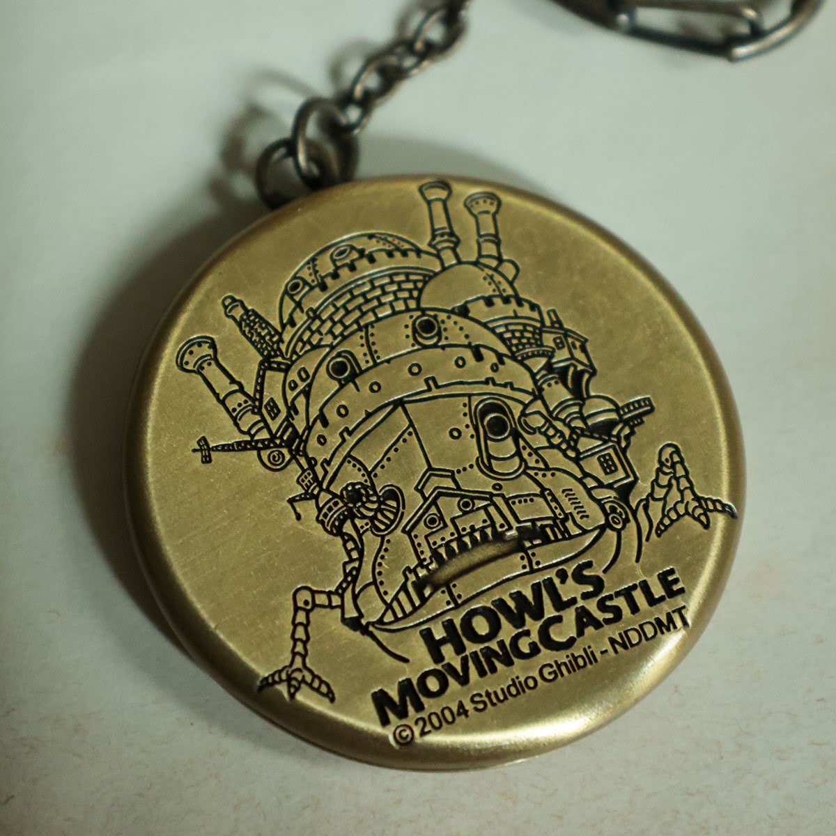 Howl's Moving Castle Magical Door Colour Dial Spinning Keyring | Bag Charm Studio Ghibli