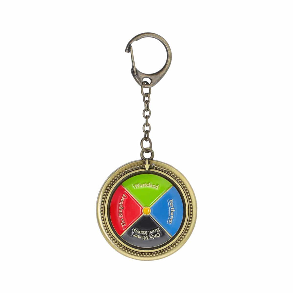 Howl's Moving Castle Magical Door Colour Dial Spinning Keyring | Bag Charm Studio Ghibli