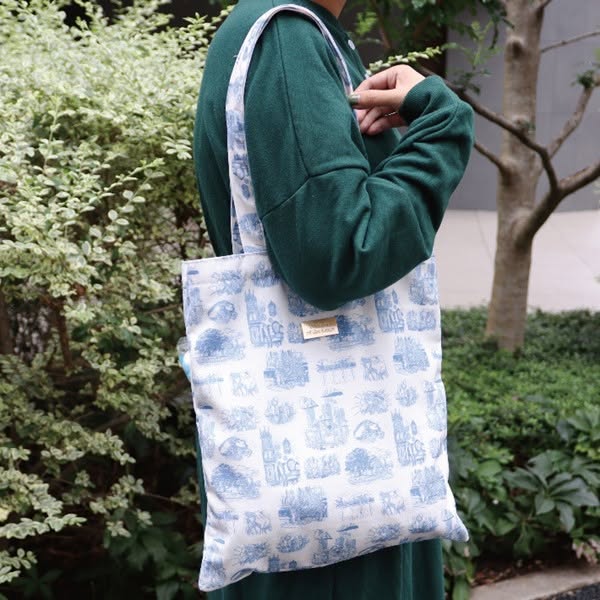 Whisper of the Heart Nostalgia Sketches Series Tote Bag |Studio Ghibli