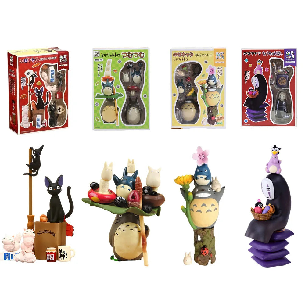 Ensky My Neighbor Totoro Nosechara Stacking Figures - Acorn Set｜Studio Ghibli