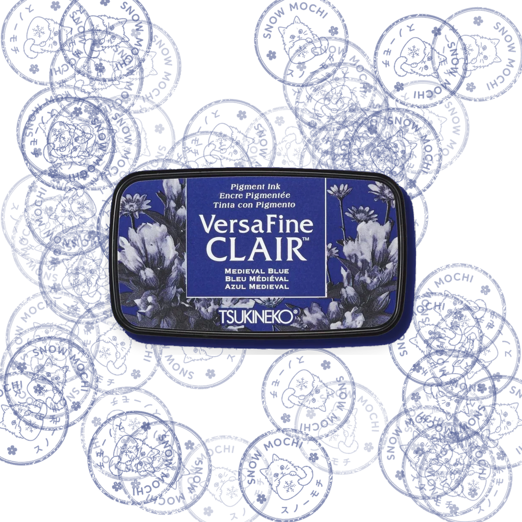 Tsukineko Versafine Clair Pigment Ink Pad | Stamp Pad - Blue Tones